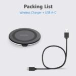 Custom Painting with Rubberized Coating 10W Quick Phone Charger Wireless Charger Pad