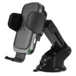 Wireless Car Charger,10W Qi Fast Charging Auto-Clamping Car Mount,Windshield Dashboard Air Vent Phone Holder - Image 2